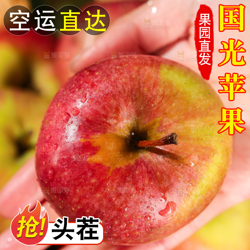 深底上的国光苹果