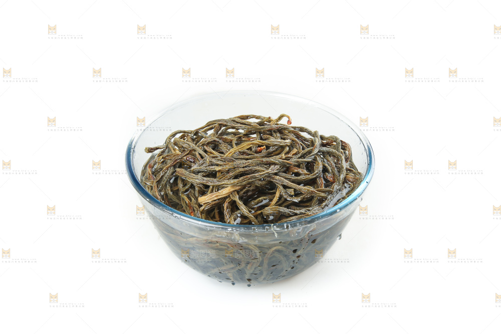 白底上的干豆角