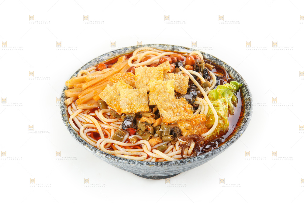 碗里的柳州螺蛳粉