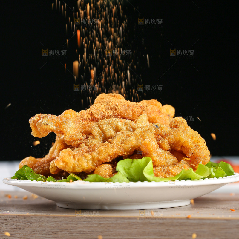 浅底上的小酥肉