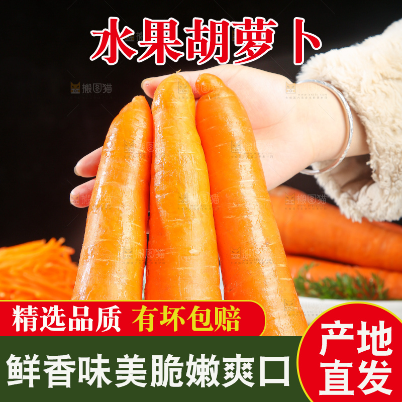 浅底上的胡萝卜
