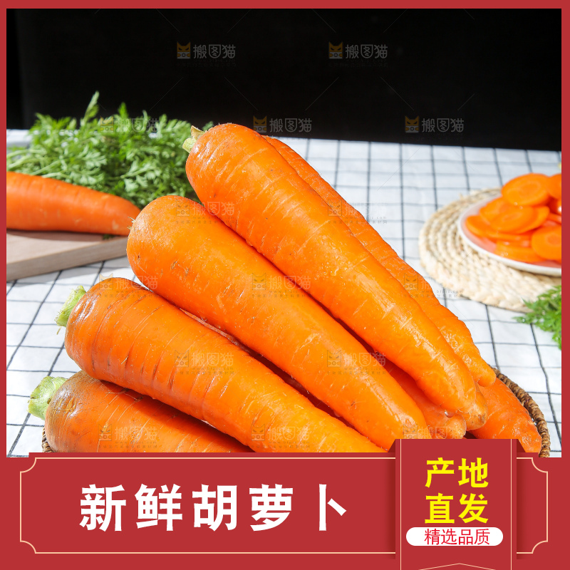 浅底上的胡萝卜