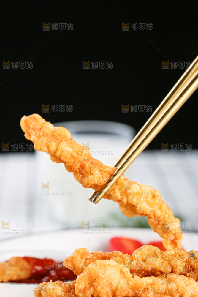 浅底上的小酥肉