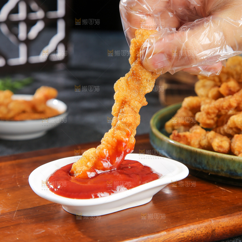 深底上的小酥肉