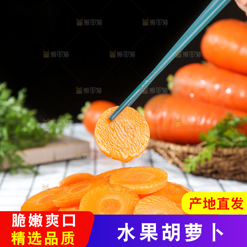 浅底上的胡萝卜