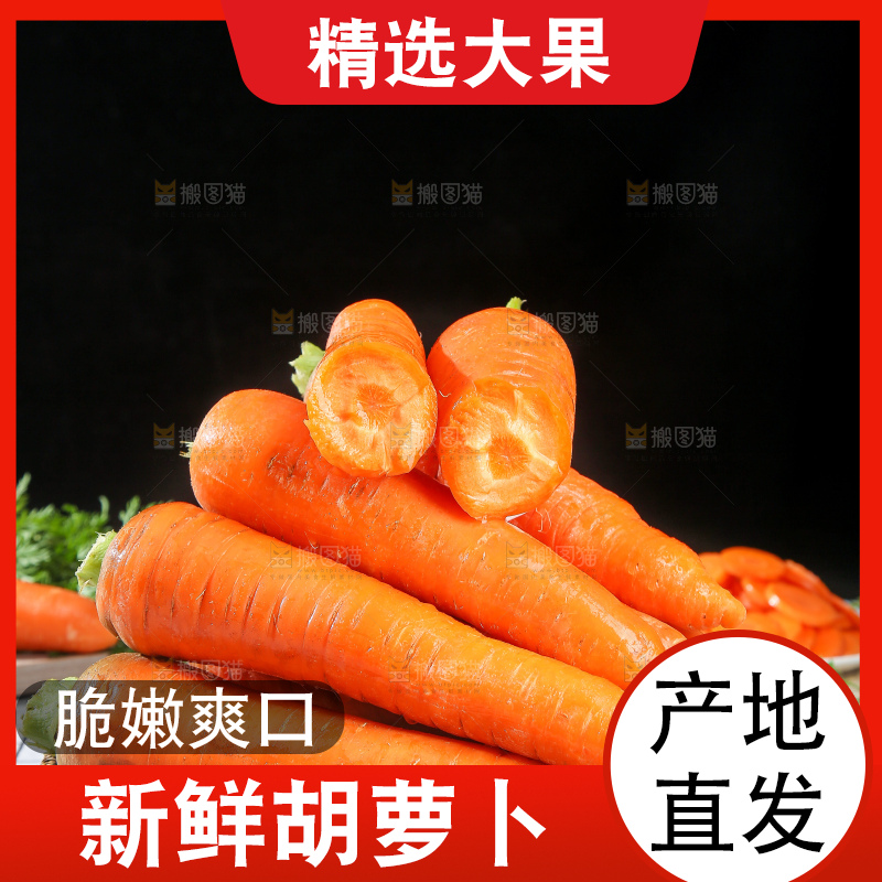 浅底上的胡萝卜