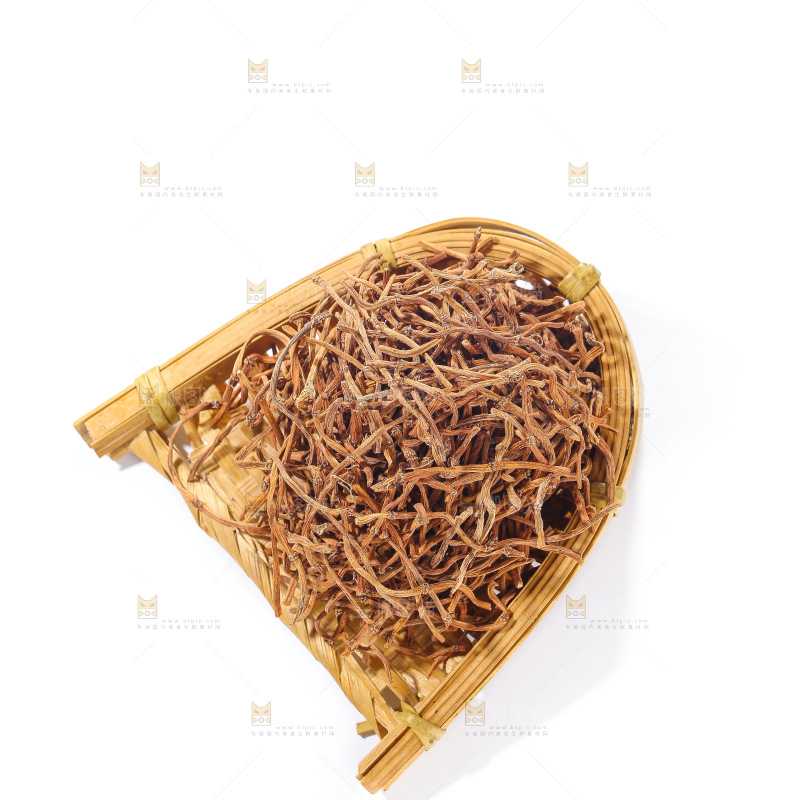 白底上的干折耳根