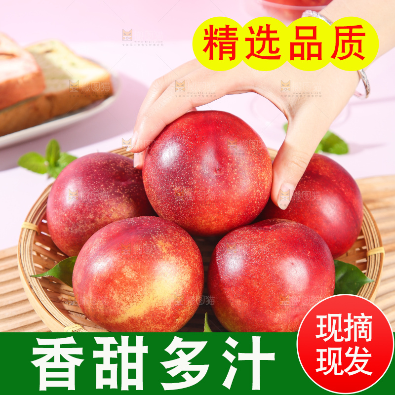 浅底上的澳洲油桃