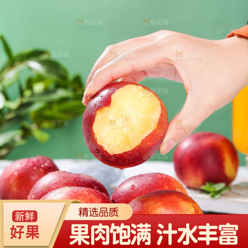 浅底上的澳洲油桃