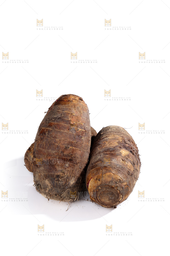 白底上的荔浦芋头