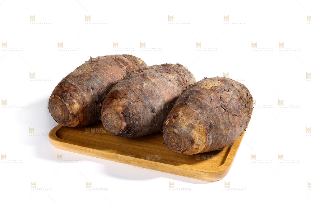 白底上的荔浦芋头