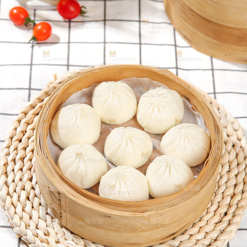 浅底上的杭州小笼包