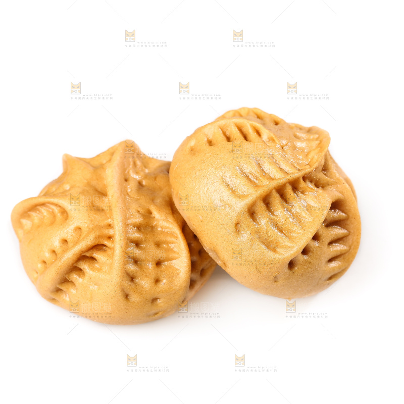 白底上的核桃包