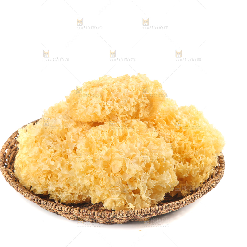 白底上的雪银耳