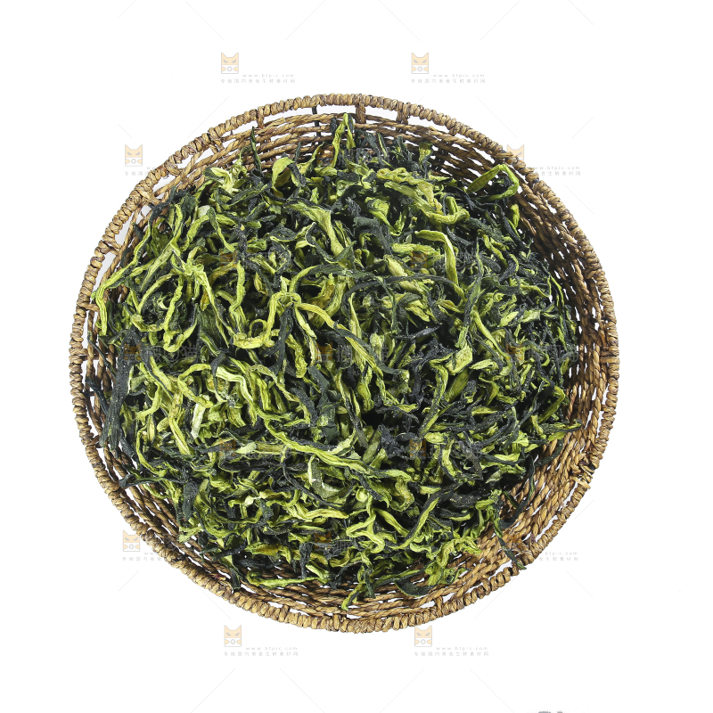 白底上的干黄瓜条