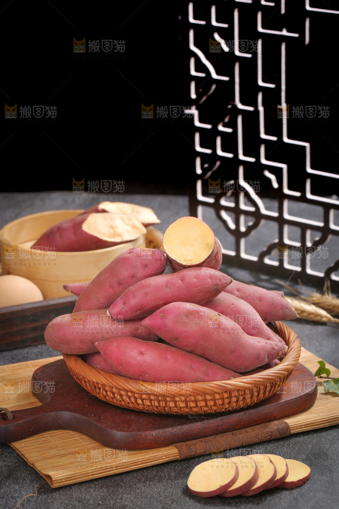 深底上的小香薯
