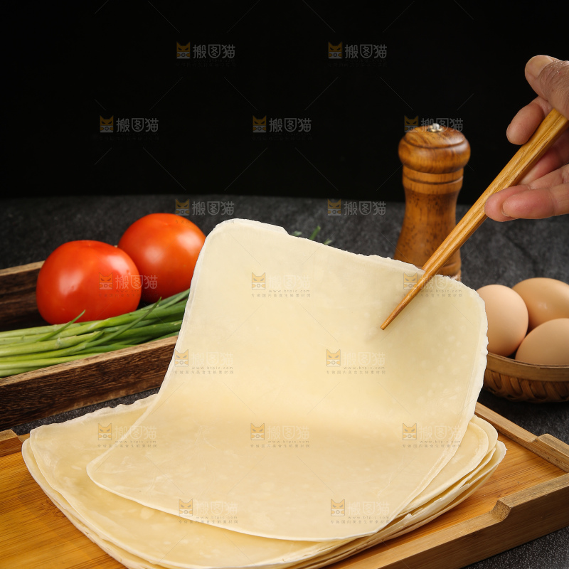 深底上的鸡蛋灌饼