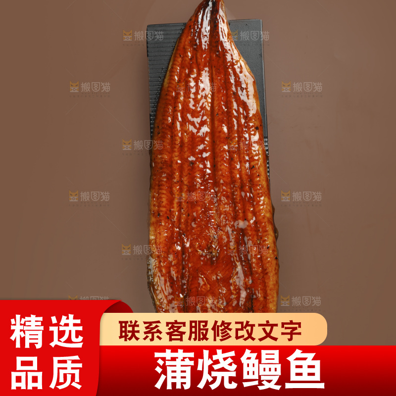 深底上的照烧鳗鱼