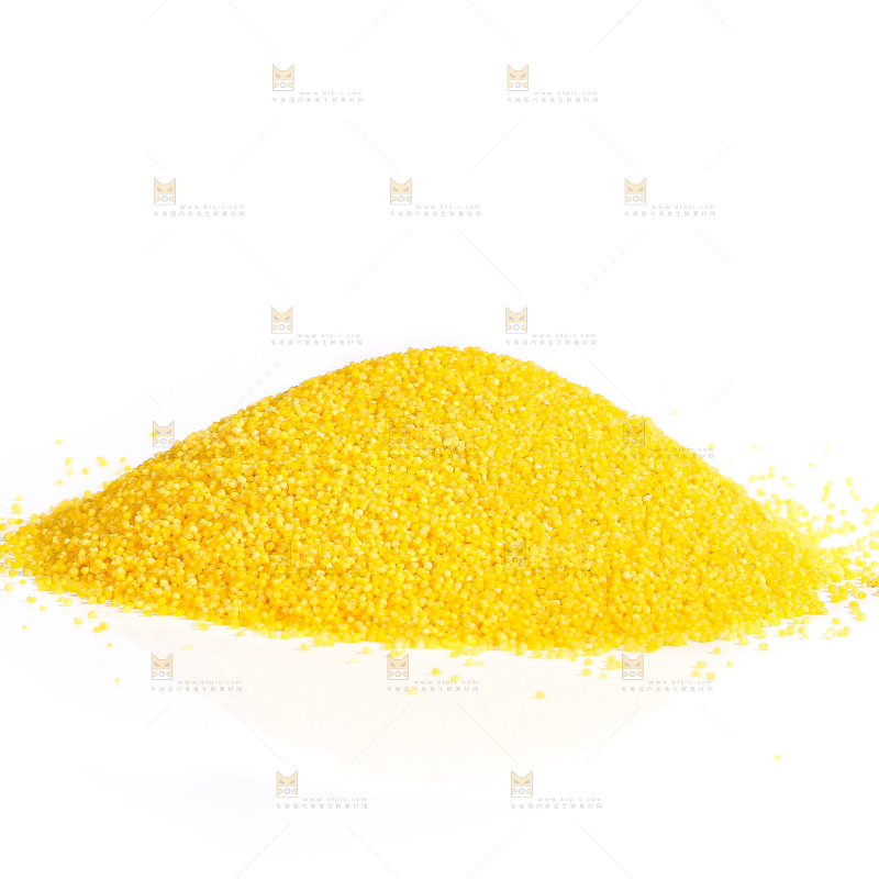 白底上的小黄米
