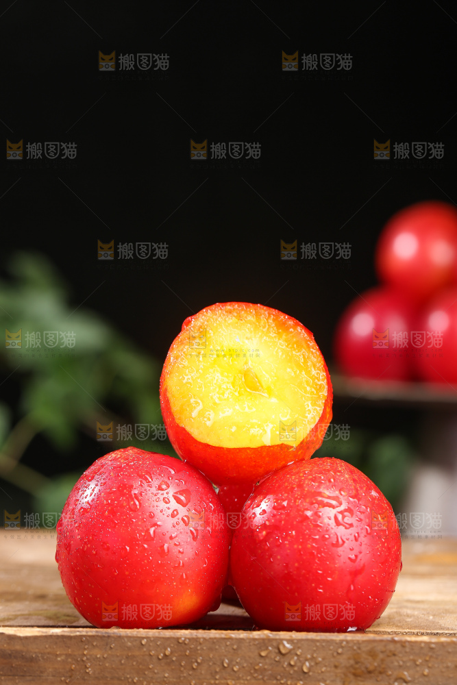 深底上的樱桃李