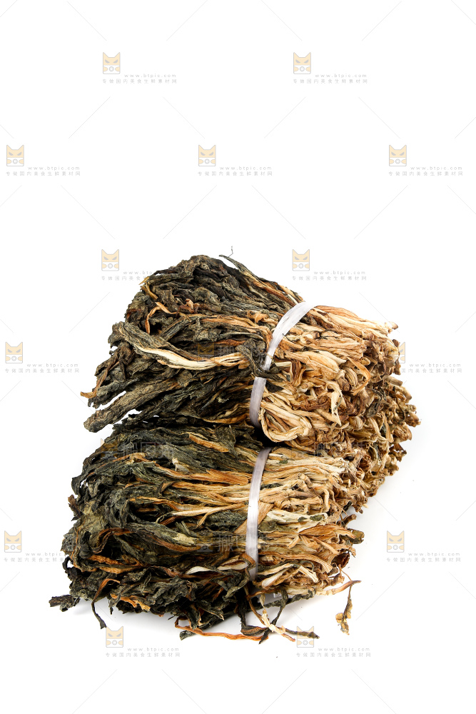 白底上的白菜干