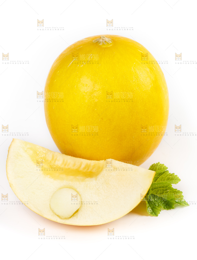 白底上的黄河蜜瓜