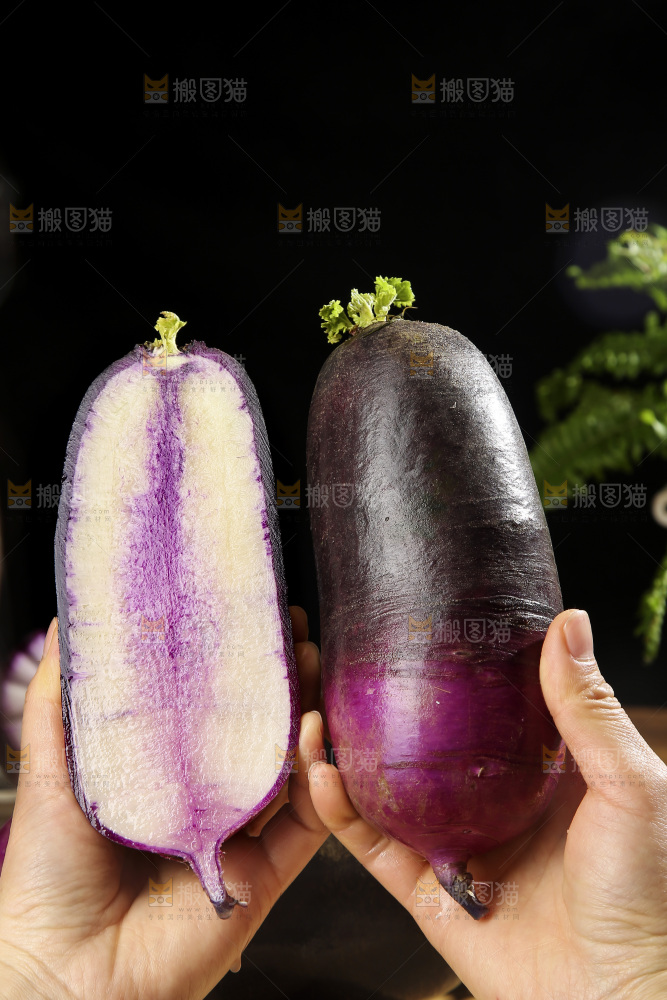 深底上的冰淇凌萝卜