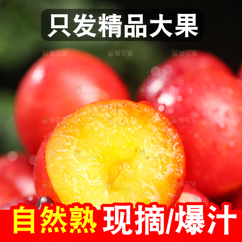 深底上的樱桃李