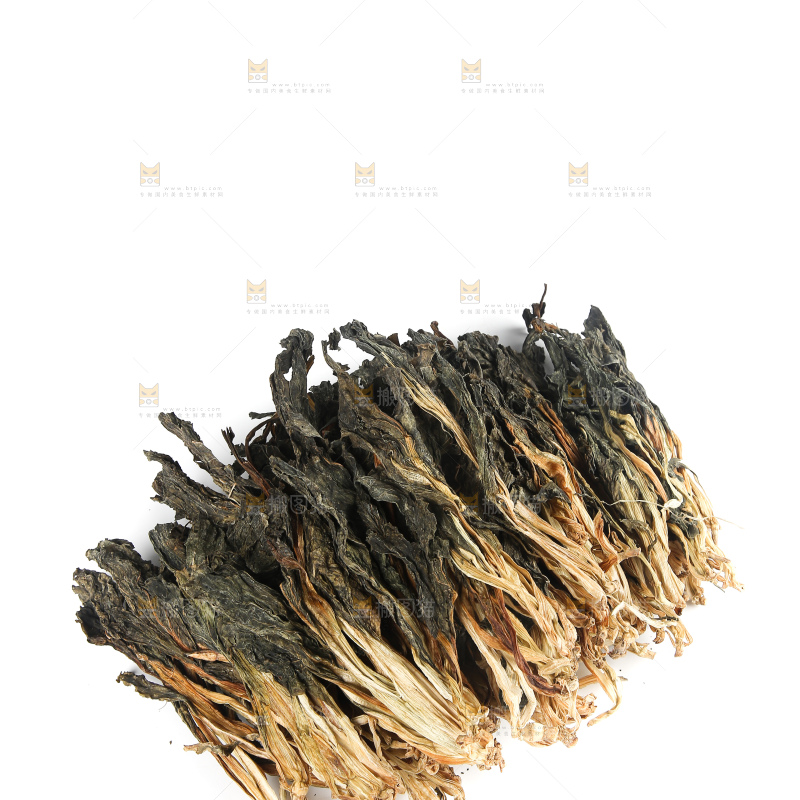 白底上的白菜干