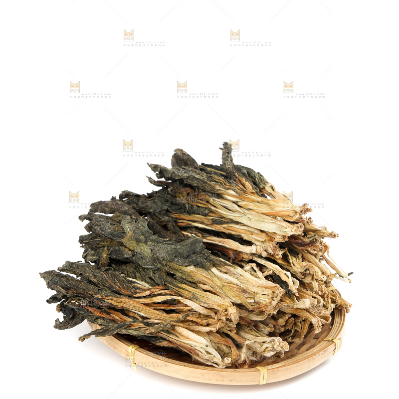 白底上的白菜干