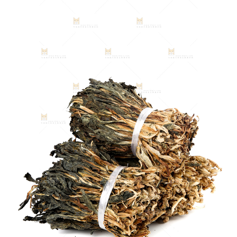 白底上的白菜干
