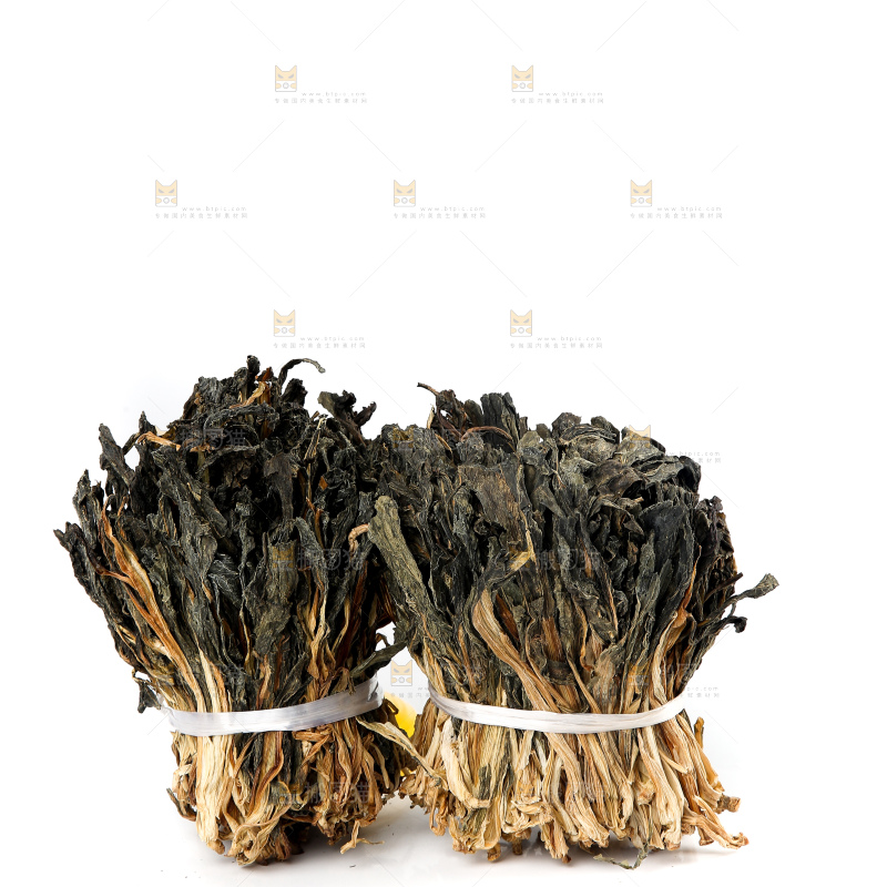 白底上的白菜干