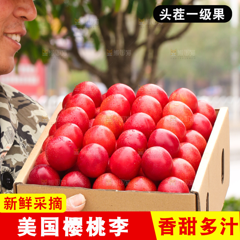 手里拿着樱桃李