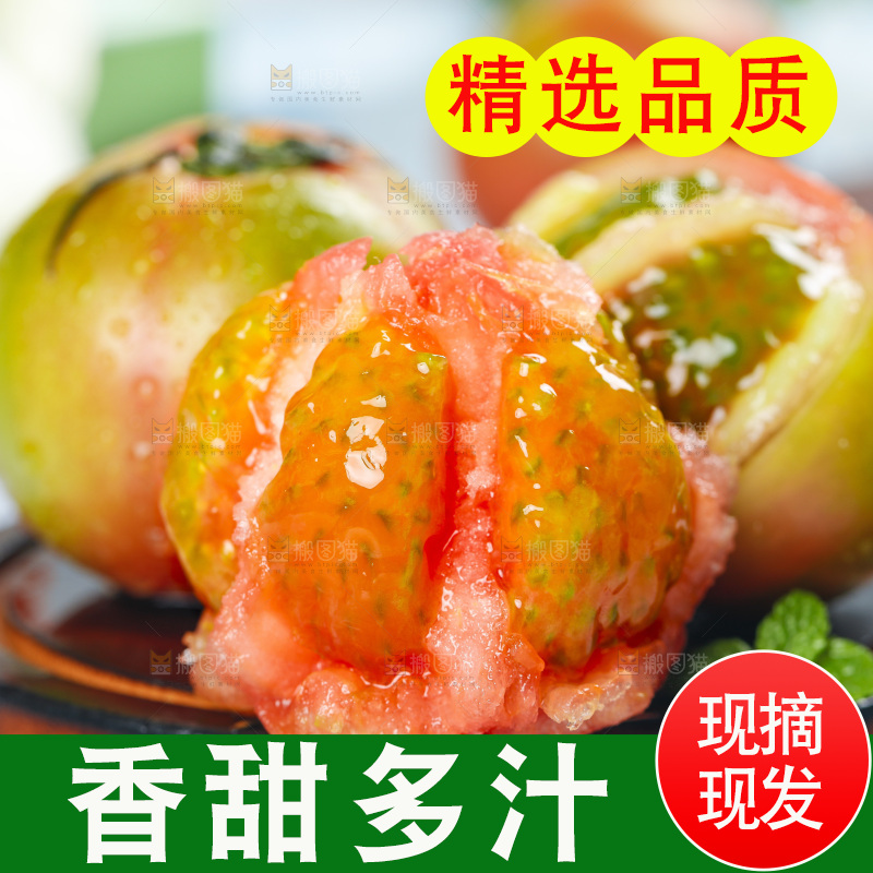 浅底上的铁皮西红柿