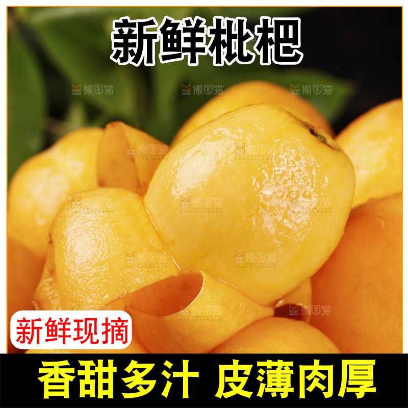 深底上的枇杷