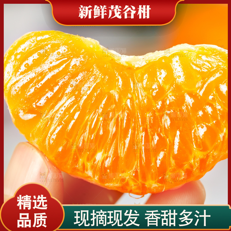 浅底上的茂谷柑