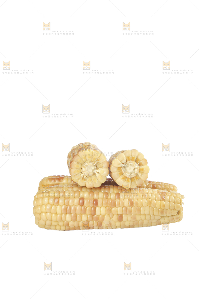 白底上的花糯玉米