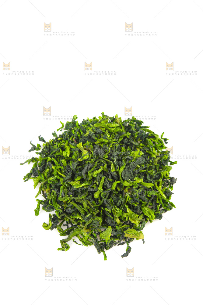 白底上的万年青菜干