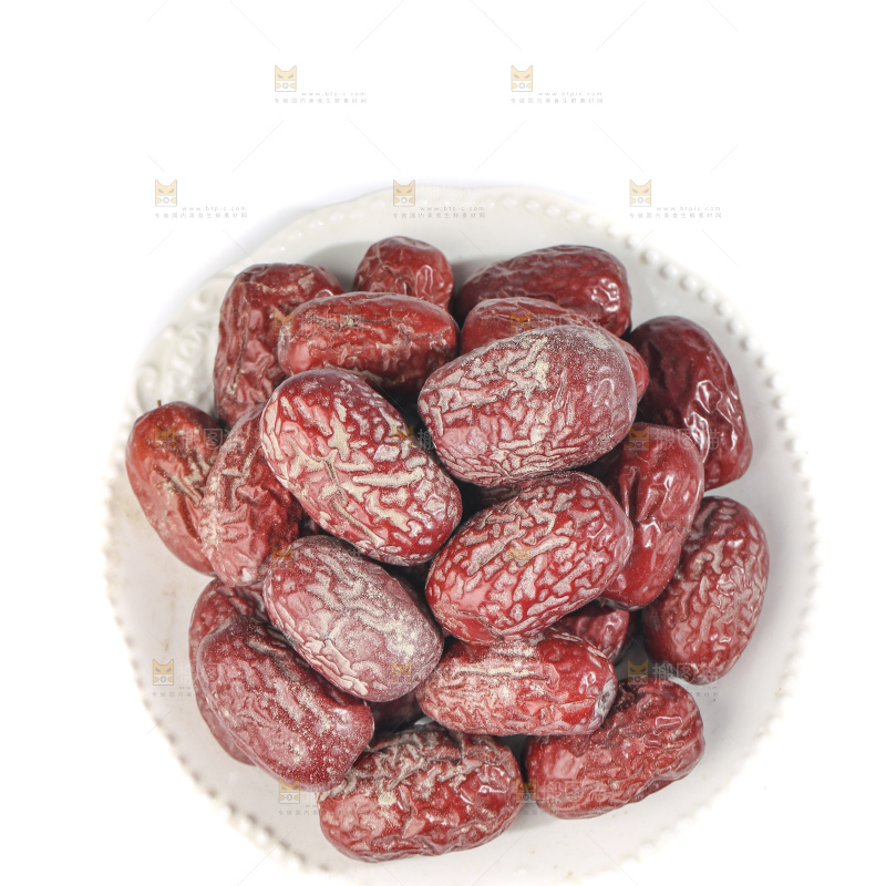 白底上的若羌灰枣