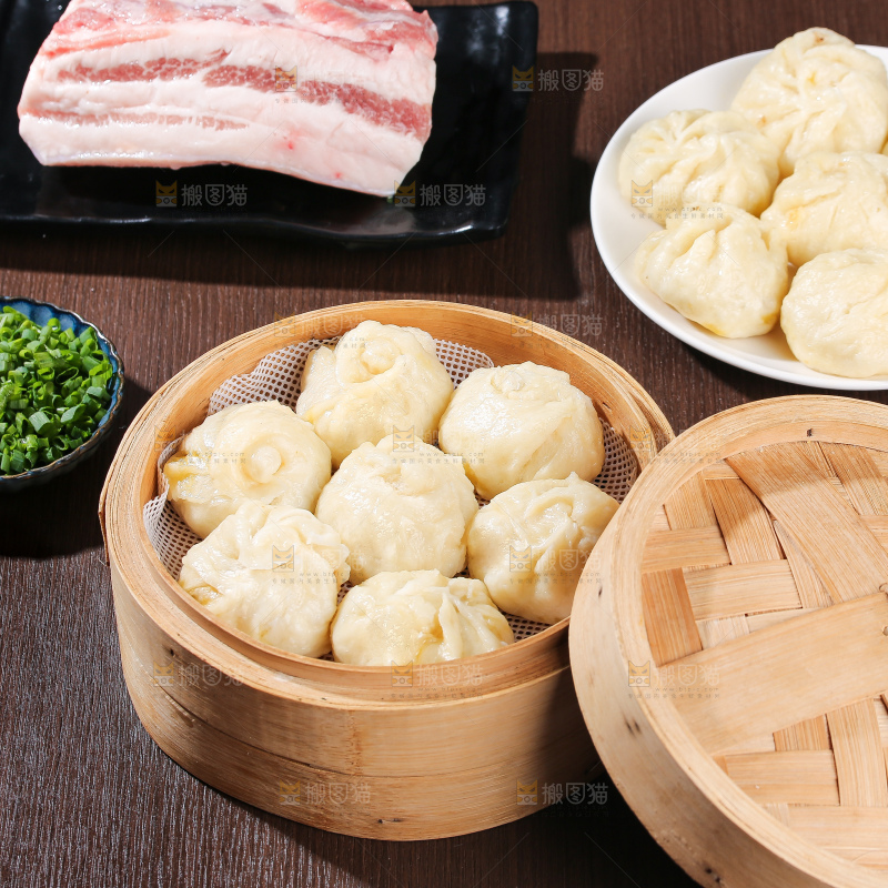 深底上的杭州小笼包