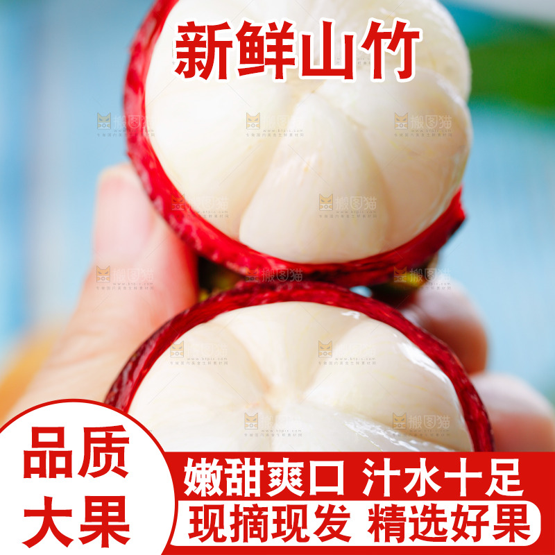 浅底上的泰国山竹