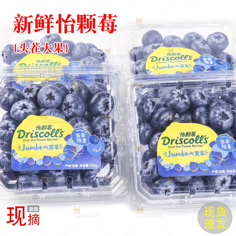 白底上的怡颗莓