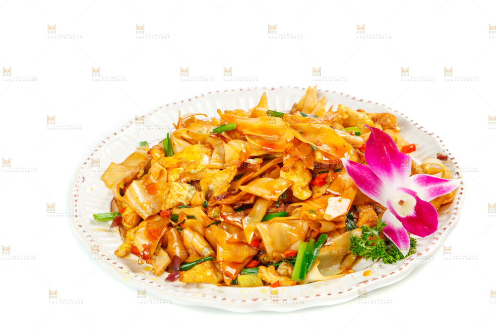 深底上的拌面