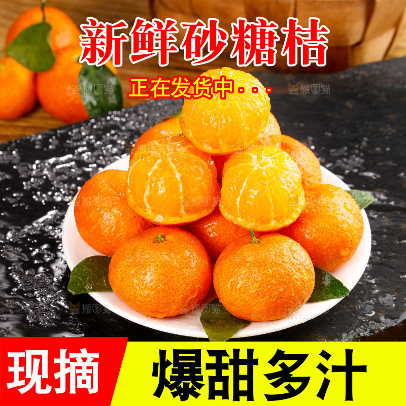 深底上的砂糖桔
