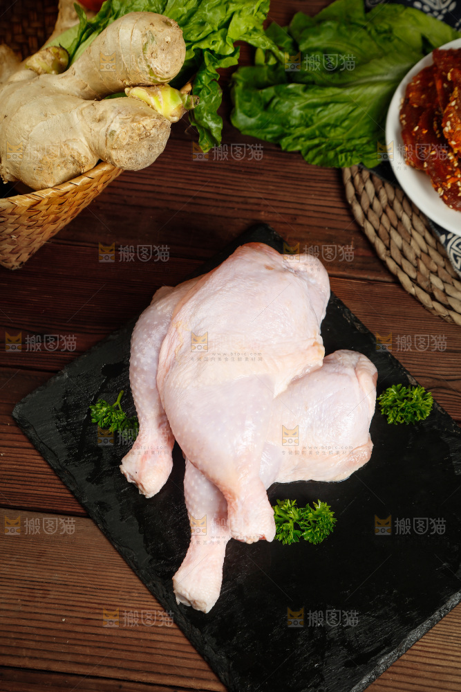深底上的大鸡腿