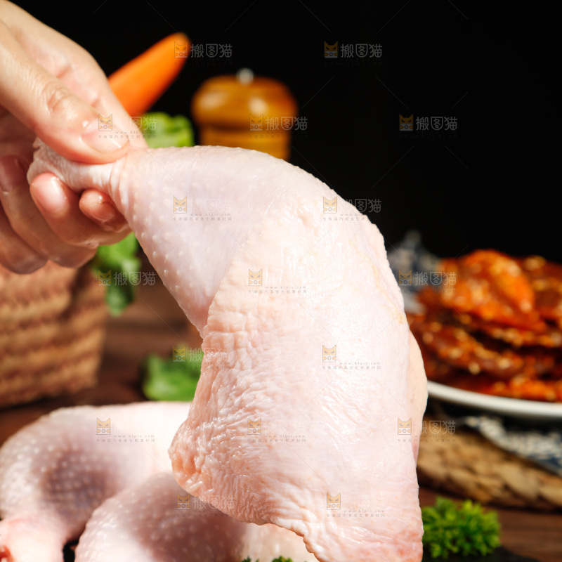 深底上的大鸡腿