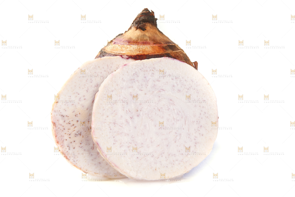 白底上的荔浦芋头