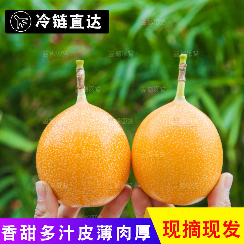 手里拿着热情果