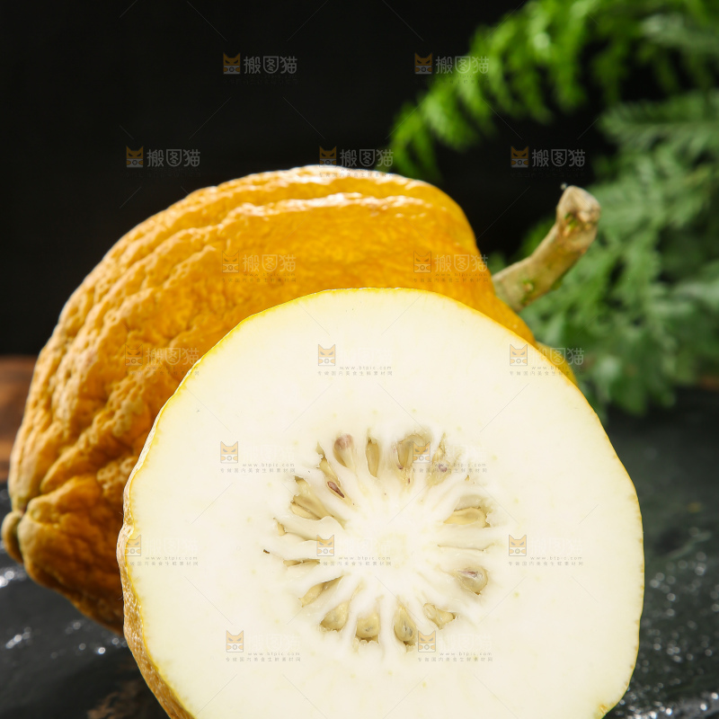 深底上的香橼果