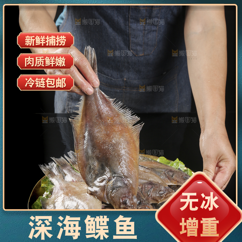 深底上的鲽鱼
